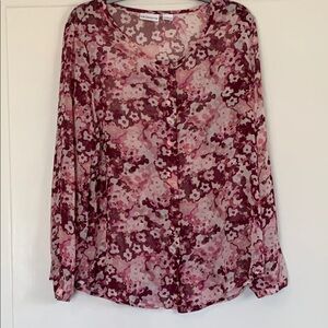 Floral Pink Blouse